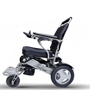 Light Folding Electric Wheelchair Ergonomic, Heavy Duty, Adjustable Backrest, 180 Kg Capacity – Falcon