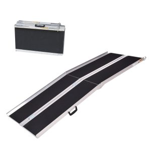 4 Fold Wheelchair Ramp, 180cm With Slip Resistance Surface