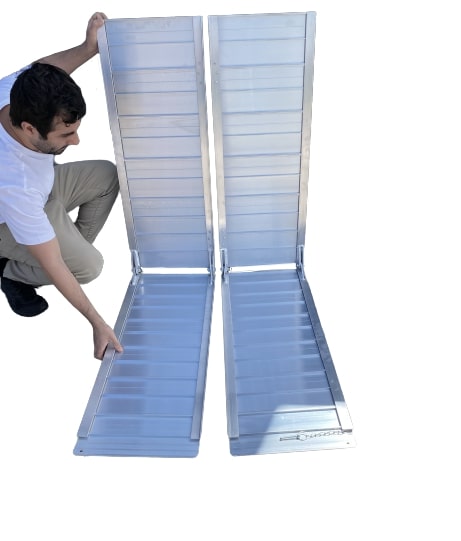 4 Fold Wheelchair Ramp New Zealand 180cm With Slip Resistance Surface-4 4 Fold Wheelchair Ramp New Zealand 180cm With Slip Resistance Surface