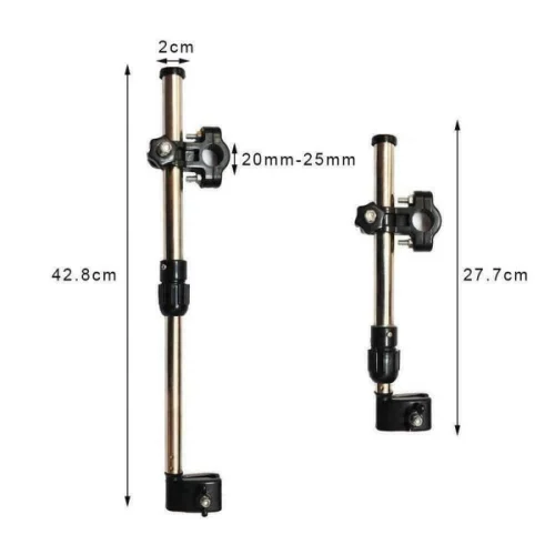 Adjustable Umbrella Holder For Wheelchairs Scooters Prams Walkers Rollators-9 Adjustable Umbrella Holder For Wheelchairs Scooters Prams Walkers Rollators