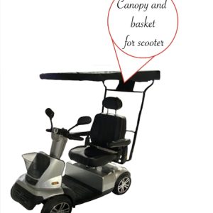Canopy With Shopping Basket For Power Mobility Scooter-MINIAUTO