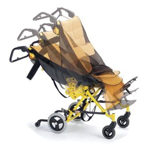 Child Wheelchair Stroller, Reclining Tilting Seat, Baby Pram