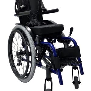 Children Manual Wheelchair With Safety Harness Support And Adjustable Seat Width