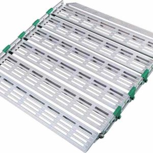 Heavy Duty Aluminum Rolling Ramp Max. 500kg With 916mm Wide- LY-36 D-Silver