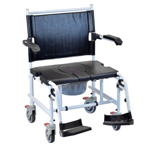 Bariatric Oversized Toilet Commode Chair Multipurpose Toilet Aid With 250 Kg Weight Capacity-Shower Chair