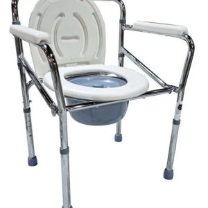 Over Toilet Aid Commode Chair With Toilet Seat