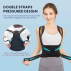 Back Brace And Posture Corrector For Women And Men Relieves Pain, Supports Upper & Lower Back, Breathable Material