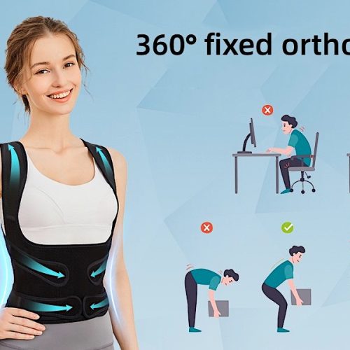 Back Brace And Posture Corrector For Women And Men Relieves Pain, Supports Upper & Lower Back, Breathable Material-9 Back Brace And Posture Corrector For Women And Men Relieves Pain, Supports Upper & Lower Back, Breathable Material