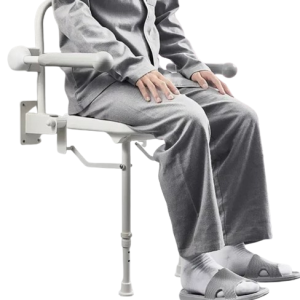 Wall Mounted Foldable Heavy-Duty Shower Chair Weight Capacity 190kg
