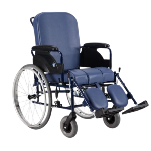 All Terrian Big Rear Wheels Manual Tilt Wheelchair Durable Foldable With 100 Kg Weight Capacity