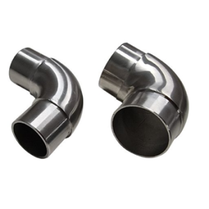 2X PIECES 90 Degree Stainless Steel Corner Tube Joiner - Balustrade Handrail Fittings