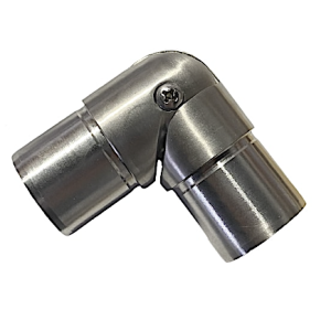 2X PIECES Adjustable Angle Stainless Steel Fittings Between Two Railing Connections
