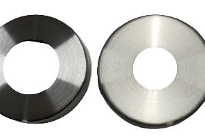 2X PIECES Stainless Handrail Balustrade Base Cover