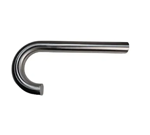 J Shaped 2X End Handle Grab Rail Part for Stairs Ramps and Elevators 1xPair
