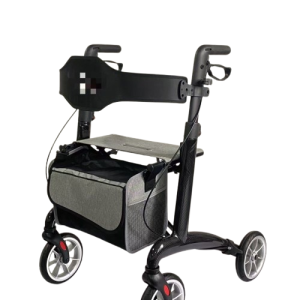 Foldable Rollator Walker for Seniors Lightweight and Durable Mobility Aid Carbon Fibre